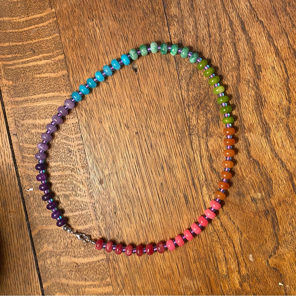 Multicolor Candy Bead  Necklace
